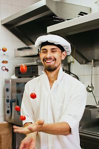 Chef having Fun